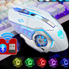 Mouse Inalámbrico, Silencioso y Recargable con Bluetooth para Juegos