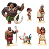 Set de 6 piezas de Figuras Moana