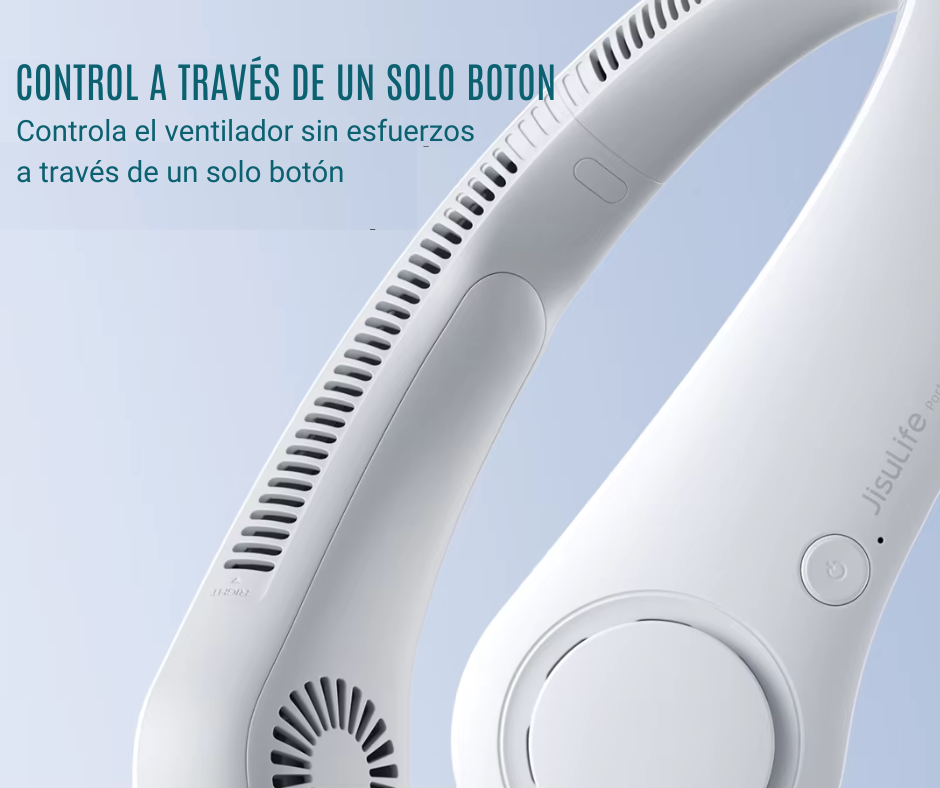Ventilador portátil para el cuello, carga por USB