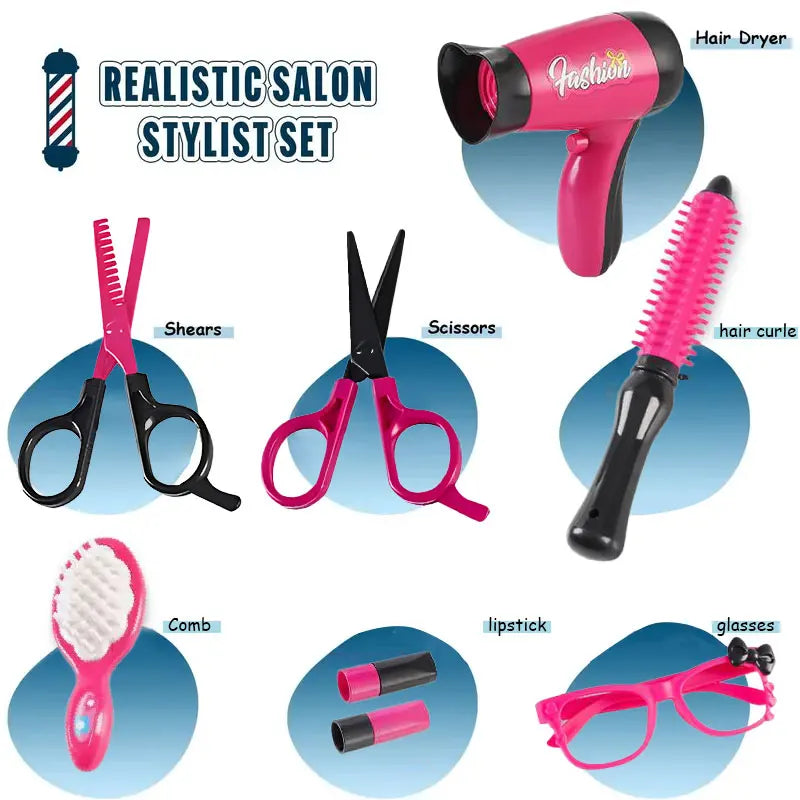 Juego de Peluquería de 17 piezas - Hairdressing™