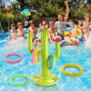 Juego inflable para piscina con forma de cactus