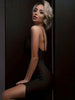 Vestido Negro de fiesta, midi, ajustado y elegante