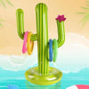 Juego inflable para piscina con forma de cactus